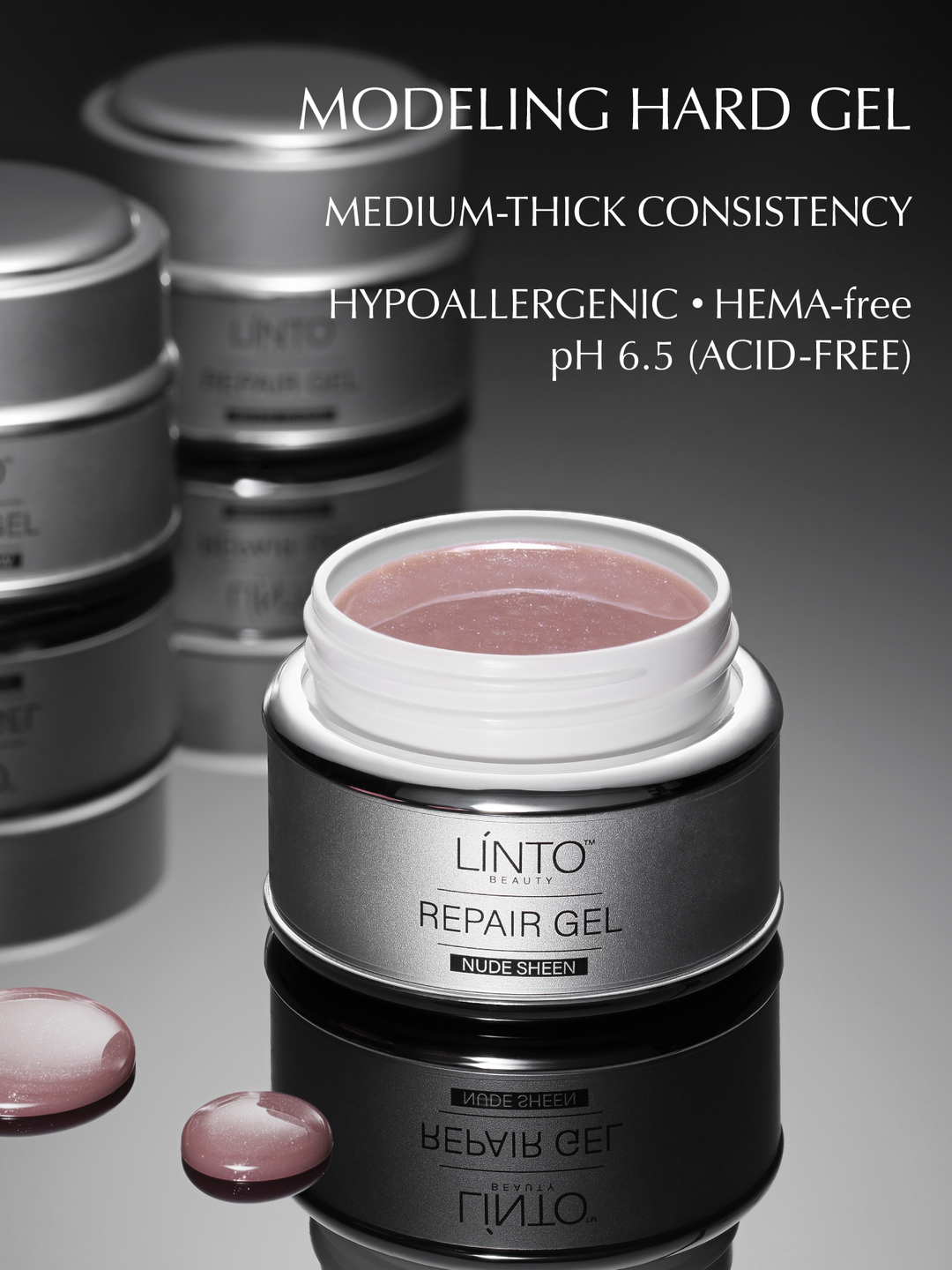 Gel dur NUDE SHEEN 15 ml / 0,5 fl oz